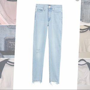 Banana republic high rise skinny jeans